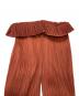 中古・古着 PLEATS PLEASE (プリーツプリーズ) イージーパンツ ブラウン サイズ:3：13000円