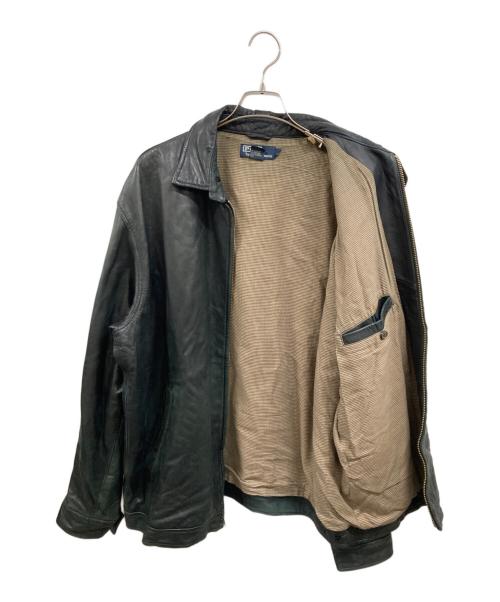 POLO RALPH LAUREN（ポロ・ラルフローレン）POLO RALPH LAUREN (ポロ・ラルフローレン) レザージャケット ブラック サイズ:Ⅼの古着・服飾アイテム