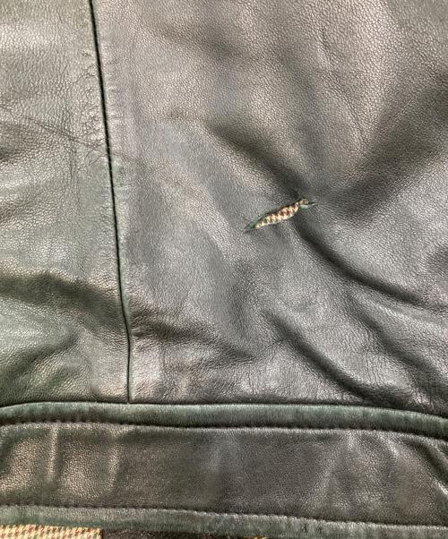 POLO RALPH LAUREN（ポロ・ラルフローレン）POLO RALPH LAUREN (ポロ・ラルフローレン) レザージャケット ブラック サイズ:Ⅼの古着・服飾アイテム