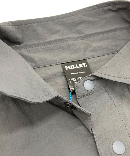 MILLET（ミレー）MILLET (ミレー) セムノ ウルトラライト ロングスリーブシャツ グレー サイズ:XLの古着・服飾アイテム