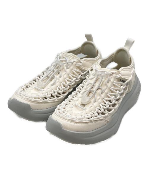 KEEN（キーン）KEEN (キーン) ユニークダブルケー ホワイト サイズ:23.5の古着・服飾アイテム