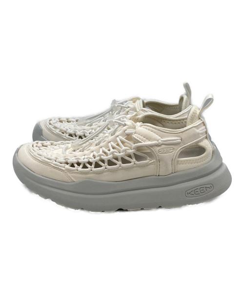 KEEN（キーン）KEEN (キーン) ユニークダブルケー ホワイト サイズ:23.5の古着・服飾アイテム