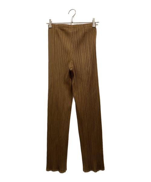 PLEATS PLEASE（プリーツプリーズ）PLEATS PLEASE (プリーツプリーズ) プリーツパンツ ブラウン サイズ:2の古着・服飾アイテム