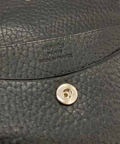 HERMES（エルメス）HERMES (エルメス) イリアードレザーカードケース ブラックの古着・服飾アイテム