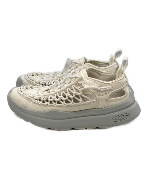 KEEN（キーン）KEEN (キーン) UNEEK WK ホワイト サイズ:24.5の古着・服飾アイテム