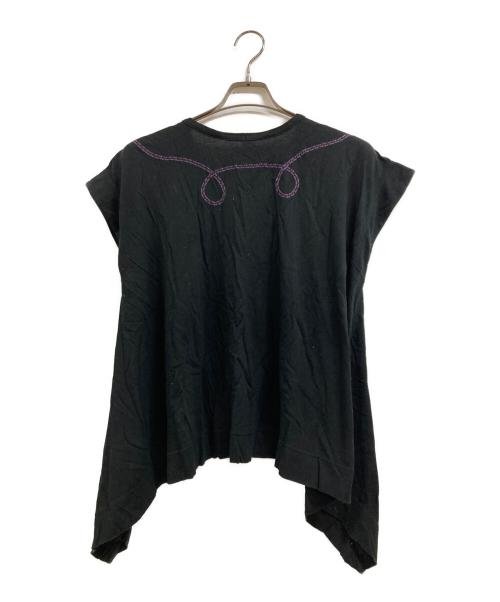 Vivienne Westwood RED LABEL（ヴィヴィアンウエストウッドレッドレーベル）Vivienne Westwood RED LABEL (ヴィヴィアンウエストウッドレッドレーベル) 猫刺繍カットソー ブラック サイズ:2の古着・服飾アイテム