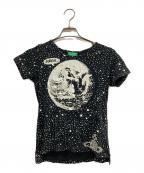 Vivienne Westwood RED LABEL CHOICEヴィヴィアンウエストウッドレッドレーベル チョイス）の古着「スペースグラフィックプリントTシャツ」｜ブラック