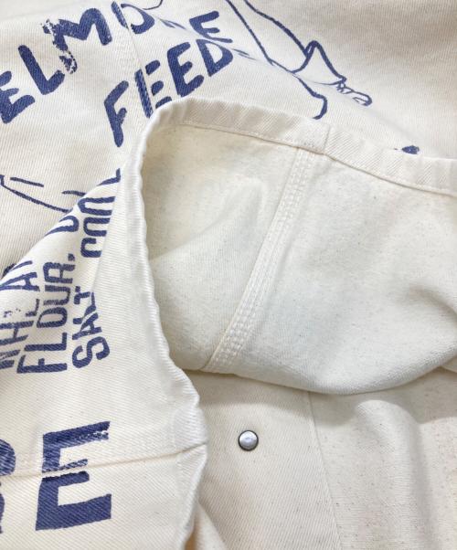 JOHNBULL（ジョンブル）Johnbull (ジョンブル) 10oz デニムチョアジャケット ホワイト サイズ:34の古着・服飾アイテム