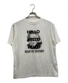 Oblada（オブラダ）の古着「MAN OF FEFFORT Tシャツ」｜ホワイト