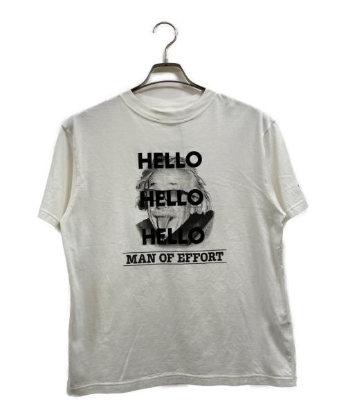 Oblada（オブラダ）Oblada (オブラダ) MAN OF FEFFORT Tシャツ ホワイト サイズ:FREEの古着・服飾アイテム