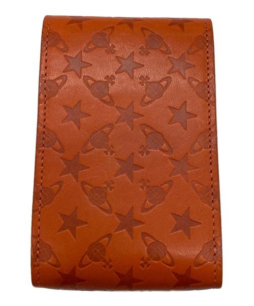 Vivienne Westwood（ヴィヴィアンウエストウッド）Vivienne Westwood (ヴィヴィアンウエストウッド) シガレットケース オレンジの古着・服飾アイテム