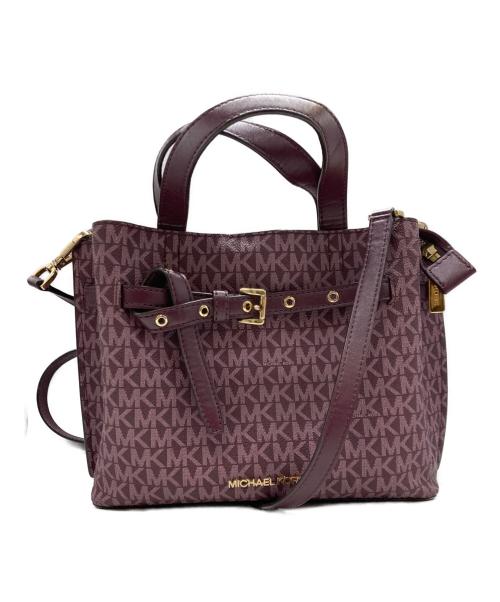 MICHAEL KORS（マイケルコース）MICHAEL KORS (マイケルコース) 2WAYバッグ パープルの古着・服飾アイテム