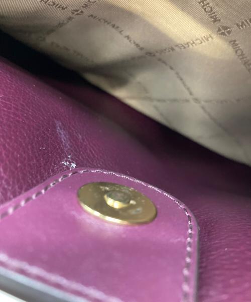 MICHAEL KORS（マイケルコース）MICHAEL KORS (マイケルコース) 2WAYバッグ パープルの古着・服飾アイテム