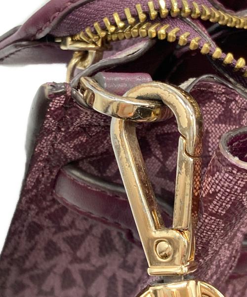 MICHAEL KORS（マイケルコース）MICHAEL KORS (マイケルコース) 2WAYバッグ パープルの古着・服飾アイテム