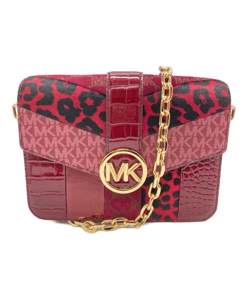 MICHAEL KORS（マイケルコース）MICHAEL KORS (マイケルコース) ショルダーバッグ レッドの古着・服飾アイテム