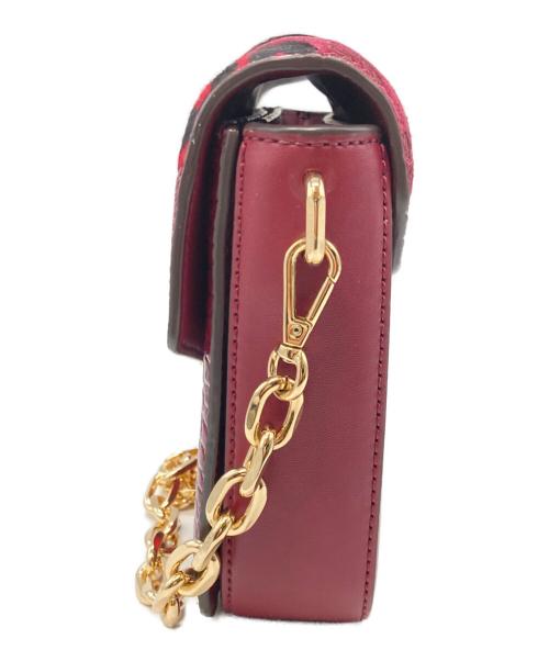 MICHAEL KORS（マイケルコース）MICHAEL KORS (マイケルコース) ショルダーバッグ レッドの古着・服飾アイテム