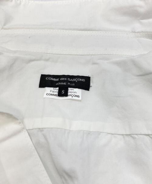 COMME des GARCONS HOMME PLUS（コムデギャルソンオムプリュス）COMME des GARCONS HOMME PLUS (コムデギャルソンオムプリュス) 半袖シャツ ホワイト サイズ:Sの古着・服飾アイテム
