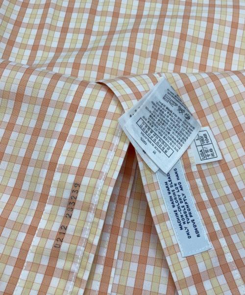 BROOKS BROTHERS（ブルックスブラザーズ）BROOKS BROTHERS (ブルックスブラザーズ) 半袖シャツ オレンジ サイズ:Ⅼの古着・服飾アイテム
