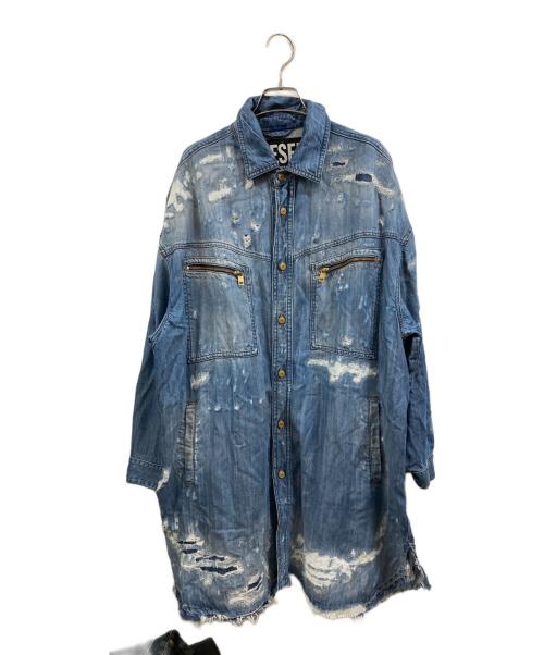 DIESEL（ディーゼル）DIESEL (ディーゼル) De Eppie Short Dress インディゴ サイズ:Sの古着・服飾アイテム