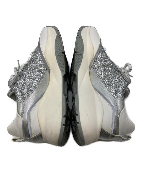 JIMMY CHOO（ジミーチュウ）JIMMY CHOO (ジミーチュウ) Raine Glitter スニーカー ホワイト サイズ:24cmの古着・服飾アイテム
