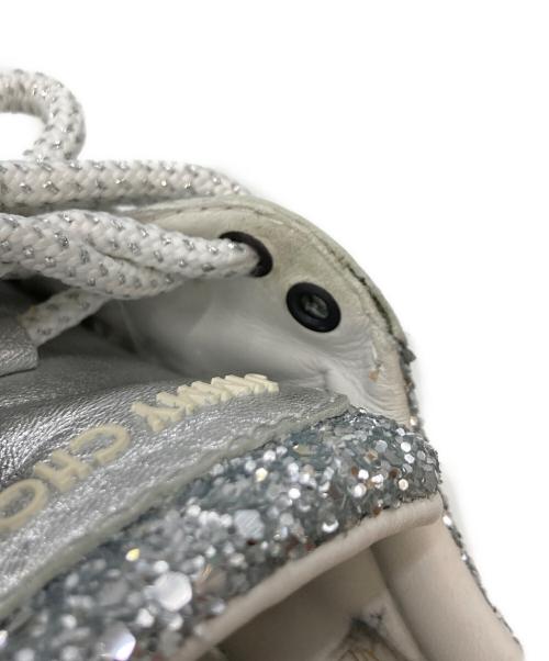 JIMMY CHOO（ジミーチュウ）JIMMY CHOO (ジミーチュウ) Raine Glitter スニーカー ホワイト サイズ:24cmの古着・服飾アイテム