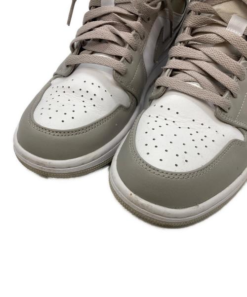 NIKE（ナイキ）NIKE (ナイキ) AIR JORDAN 1 MID グレー サイズ:26.5cmの古着・服飾アイテム