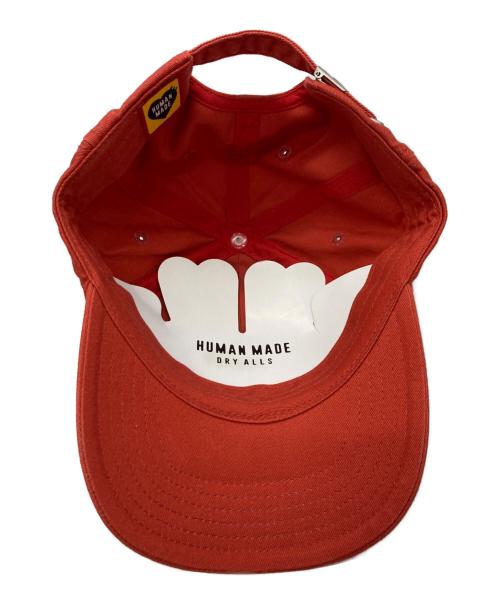 HUMAN MADE（ヒューマンメイド）HUMAN MADE (ヒューマンメイド) 6PANEL TWILL CAP レッドの古着・服飾アイテム