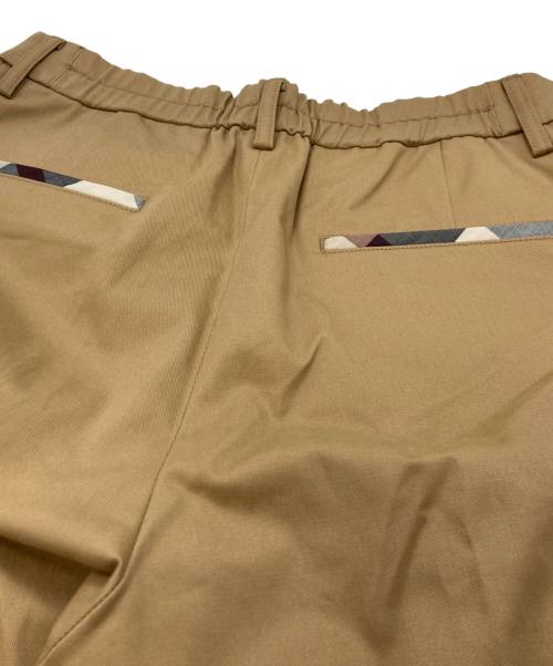 BLUE LABEL CRESTBRIDGE（ブルーレーベルクレストブリッジ）BLUE LABEL CRESTBRIDGE (ブルーレーベルクレストブリッジ) ワイドチノパンツ ベージュ サイズ:40の古着・服飾アイテム