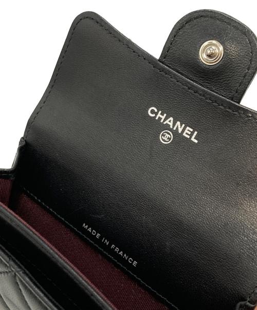 CHANEL（シャネル）CHANEL (シャネル) クラシック フラップ カード ケース ブラックの古着・服飾アイテム
