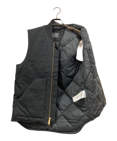 CarHartt（カーハート）CarHartt (カーハート) Relaxed Fit Firm Duck Insulated Rib Collar Vest ブラック サイズ:Ｓの古着・服飾アイテム