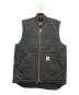CarHartt（カーハート）の古着「Relaxed Fit Firm Duck Insulated Rib Collar Vest」｜ブラック