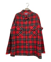 PENDLETON（ペンドルトン）の古着「ウールチェックシャツ」｜レッド