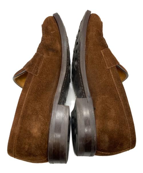 berwick（バーウィック）berwick (バーウィック) スウェードコインローファー ブラウン サイズ:5 1/2の古着・服飾アイテム
