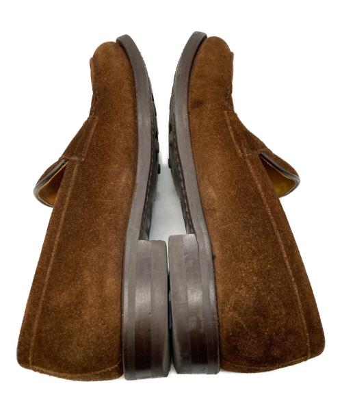 berwick（バーウィック）berwick (バーウィック) スウェードコインローファー ブラウン サイズ:5 1/2の古着・服飾アイテム