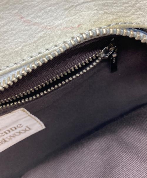 Vivienne Westwood（ヴィヴィアンウエストウッド）Vivienne Westwood (ヴィヴィアンウエストウッド) ヤスミンタイガー柄ハンドバッグ グレー×ブラックの古着・服飾アイテム