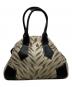 Vivienne Westwood (ヴィヴィアンウエストウッド) ヤスミンタイガー柄ハンドバッグ グレー×ブラック：18000円