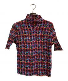 PLEATS PLEASE（プリーツプリーズ）の古着「カットソー」｜レッド