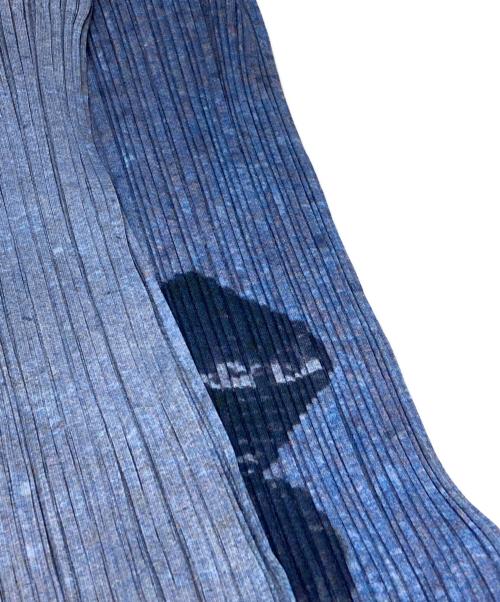 PLEATS PLEASE（プリーツプリーズ）PLEATS PLEASE (プリーツプリーズ) ノースリーブカットソー ブルー サイズ:4の古着・服飾アイテム