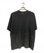 glambグラム）の古着「グリッターショートスリーブニット」｜ブラック