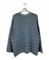 glamb (グラム) グリッターオープンワークニット ブルー サイズ:L：11000円