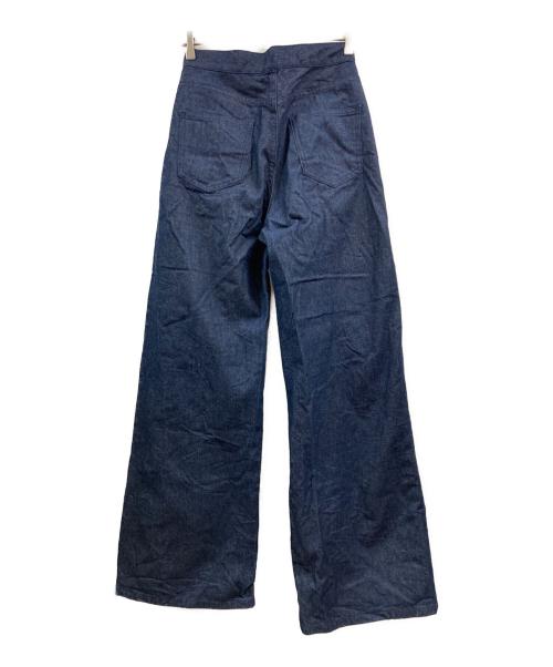 JOHN LAWRENCE SULLIVAN（ジョン ローレンス サリバン）JOHN LAWRENCE SULLIVAN (ジョン ローレンス サリバン) WASHED DENIM SUPER WIDE PANTS インディゴ サイズ:Ｍの古着・服飾アイテム