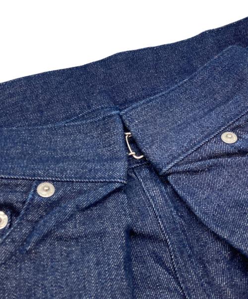 JOHN LAWRENCE SULLIVAN（ジョン ローレンス サリバン）JOHN LAWRENCE SULLIVAN (ジョン ローレンス サリバン) WASHED DENIM SUPER WIDE PANTS インディゴ サイズ:Ｍの古着・服飾アイテム