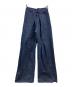 JOHN LAWRENCE SULLIVAN（ジョン ローレンス サリバン）の古着「WASHED DENIM SUPER WIDE PANTS」｜インディゴ