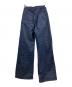 JOHN LAWRENCE SULLIVAN (ジョン ローレンス サリバン) WASHED DENIM SUPER WIDE PANTS インディゴ サイズ:Ｍ：12000円