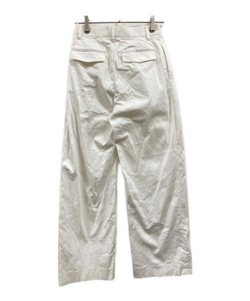 MUSE（ミューズ）MUSE (ミューズ) TUCK CHINO WIDE タックチノワイドパンツ ホワイト サイズ:34の古着・服飾アイテム