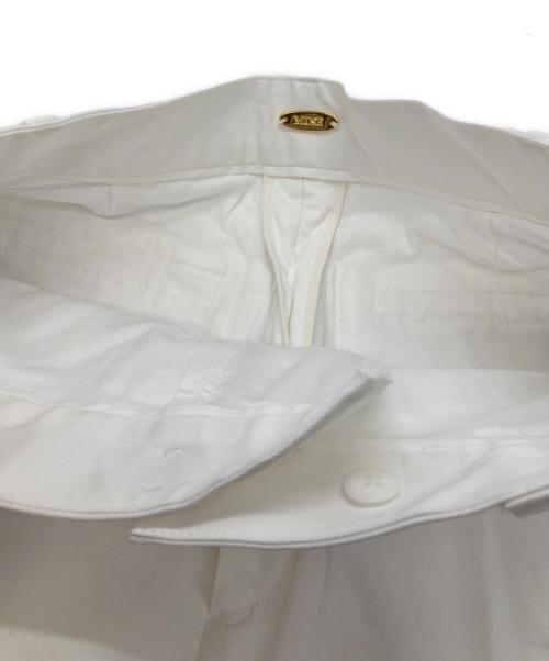 MUSE（ミューズ）MUSE (ミューズ) TUCK CHINO WIDE タックチノワイドパンツ ホワイト サイズ:34の古着・服飾アイテム