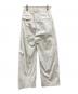 MUSE (ミューズ) TUCK CHINO WIDE タックチノワイドパンツ ホワイト サイズ:34：5000円