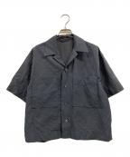 YLEVEイレーヴ）の古着「Cotton Nylon Washer H/S Shirt」｜グレー