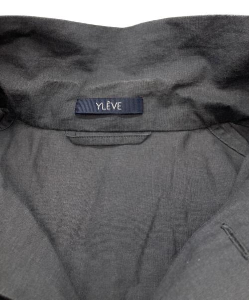 YLEVE（イレーヴ）YLEVE (イレーヴ) Cotton Nylon Washer H/S Shirt グレーの古着・服飾アイテム