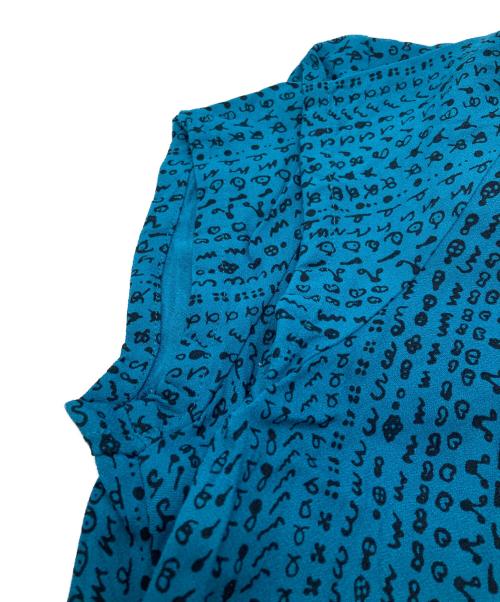 marimekko（マリメッコ）marimekko (マリメッコ) 総柄ワンピース ブルー サイズ:07の古着・服飾アイテム
